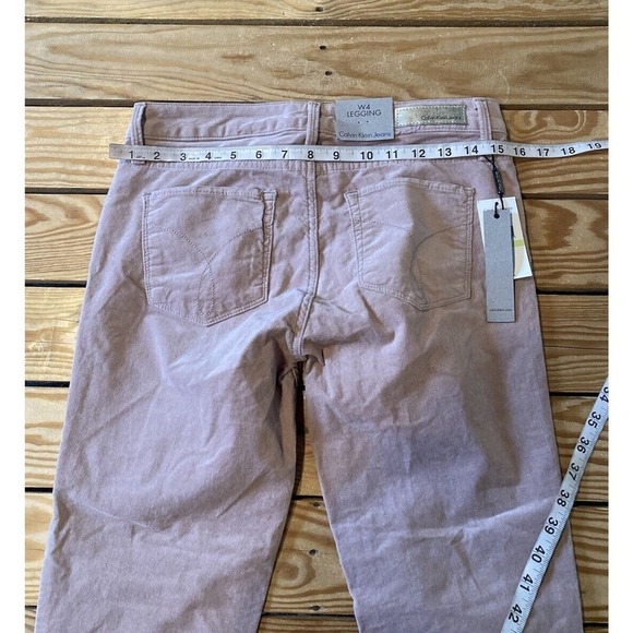 NWT Calvin Klein Jeans Legging Pants Size 4 Women’s Pink - Picture 10 of 11